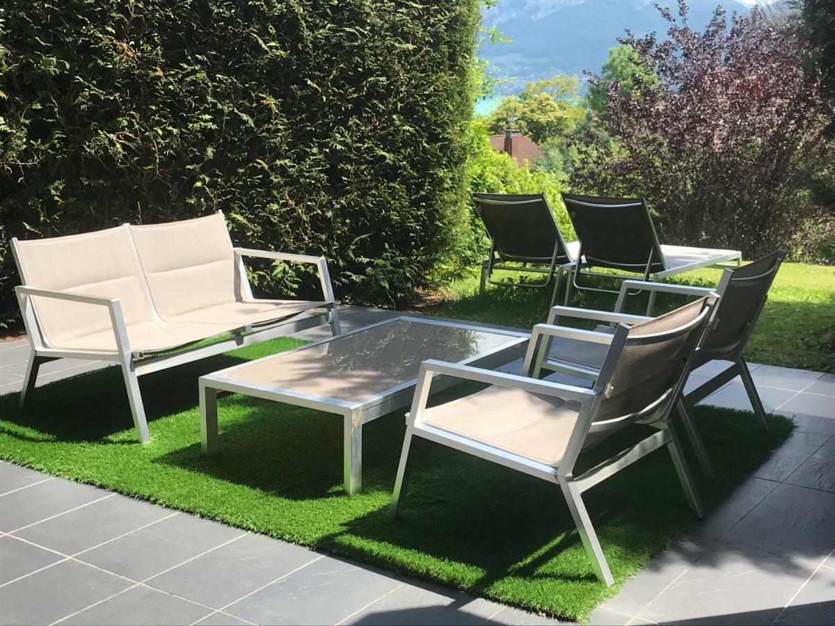 Appartement Sevrier Terrasse Et Jardin Exterior foto